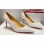 Christian Louboutin Heel 6.5cm Kate Pumps in Patent White