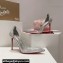 Christian Louboutin Heel 10.5cm Degrastrass PVC Pumps in glittered Silver
