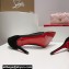 Christian Louboutin Heel 10.5cm Follies Strass Pumps in Net and suede calf Black