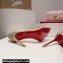 Christian Louboutin Heel 10.5cm Follies Strass Pumps in Net and suede calf Nude