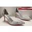 Christian Louboutin Heel 8.5cm Degrastrass PVC Pumps in glittered Silver