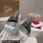 Christian Louboutin Heel 8.5cm Degrastrass PVC Pumps in glittered Silver