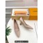 Louis Vuitton Heel 6.5cm Sparkle Pumps in Calf leather Nude 2024
