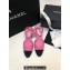 Chanel Heel 4cm Lambskin & Grosgrain Slingbacks G45370 Coral Pink 2024