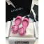 Chanel Heel 4cm Lambskin & Grosgrain Slingbacks G45370 Coral Pink 2024
