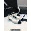 Chanel Heel 4cm Lambskin & Grosgrain Slingbacks G45370 White 2024