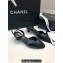 Chanel Heel 4cm Lambskin & Grosgrain Slingbacks G45370 Black 2024