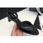 Chanel Heel 4cm Lambskin & Grosgrain Slingbacks G45370 Black 2024