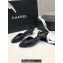 Chanel Heel 4cm Lambskin & Grosgrain Slingbacks G45370 Black 2024