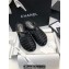 Chanel CC Logo Lambskin Caged Espadrille Sandals Black 2024