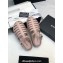 Chanel CC Logo Lambskin Caged Espadrille Sandals Nude Pink 2024