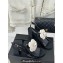 Chanel Grosgrain Camellia Patent Calfskin Sandals Black 2024