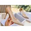 Jimmy Choo High Heel Love 85 Mesh Pointed-Toe Pumps Nude with Dégradé Crystals 202