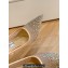 Jimmy Choo High Heel Love 85 Mesh Pointed-Toe Pumps Nude with Dégradé Crystals 202