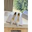 Jimmy Choo High Heel Love 85 Mesh Pointed-Toe Pumps White with Dégradé Crystals 2024