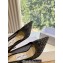 Jimmy Choo High Heel Love 85 Mesh Pointed-Toe Pumps Black/Silver with Dégradé Crystals 2024