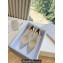 Jimmy Choo Mid Heel Love Mesh Pointed-Toe Pumps White with Dégradé Crystals 2024
