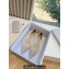 Jimmy Choo Love Mesh Pointed-Toe Flats White with Dégradé Crystals 2024