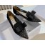 Jimmy Choo Gala Mesh Pointed-Toe Flats Black/Silver with Dégradé Crystals 2024