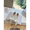 Jimmy Choo Gala Mesh Pointed-Toe Flats White with Dégradé Crystals 2024