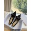 Jimmy Choo Gala Mesh Pointed-Toe Flats Black with Dégradé Crystals 2024