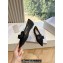 Jimmy Choo Gala Mesh Pointed-Toe Flats Black with Dégradé Crystals 2024