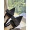 Jimmy Choo Gala Mesh Pointed-Toe Flats Black with Dégradé Crystals 2024