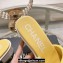 Chanel Heel 4.5cm Logo Fabric Mules Yellow 2024