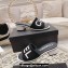 Chanel Heel 4.5cm Logo Fabric Mules Black 2024