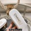 Chanel Gold Heel CC Logo Lambskin Mules White 2024