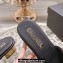 Chanel Gold Heel CC Logo Lambskin Mules Black 2024