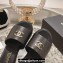 Chanel Gold Heel CC Logo Lambskin Mules Black 2024