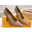 Louis Vuitton Heel 9.5cm Sparkle Pumps in Calf leather Brown 2024
