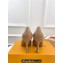 Louis Vuitton Heel 9.5cm Sparkle Pumps in Calf leather Brown 2024
