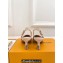 Louis Vuitton Heel 9.5cm Sparkle Slingback Pumps in Calf leather Nude 2024