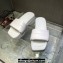Alexander Wang platform sheep leather float slides White 2024
