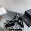 Saint Laurent Heel 10.5cm Luna 105 crystal-buckle patent leather slingback pumps Black 2024