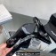 Saint Laurent Heel 10.5cm Luna 105 crystal-buckle patent leather slingback pumps Black 2024