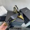 Saint Laurent Heel 10.5cm Kiki patent leather slingback pumps Green 2024