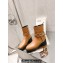 Louis Vuitton Heel 3.5cm Westside Flat Ankle Boots Brown 2024