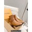 Louis Vuitton Heel 3.5cm Westside Flat Ankle Boots Brown 2024