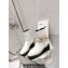 Louis Vuitton Heel 3.5cm Westside Flat Ankle Boots White 2024