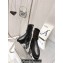 Louis Vuitton Heel 3.5cm Westside Flat Ankle Boots Black 2024