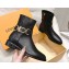 Louis Vuitton Heel 3.5cm Westside Flat Ankle Boots Black 2024