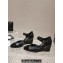 Chanel Lambskin & Patent Calfskin Wedge Mary Janes G45422 Black 2024