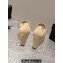 Chanel Lambskin & Patent Calfskin Wedge Mary Janes G45422 Beige/Black 2024
