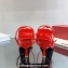Valentino Heel 9cm Roserouche Sandals 1959 In Calfskin Red 2024