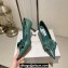 Jimmy Choo Heel 6.5cm Rosalia Flowers 65 Rose Nappa Leather Pumps Green 2024