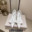 Jimmy Choo Heel 6.5cm Rosalia Flowers 65 Rose Nappa Leather Pumps White 2024