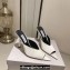 Jimmy Choo Heel 10cm Maryanne Mule 100 Satin Pointed-Toe Mules White 2024